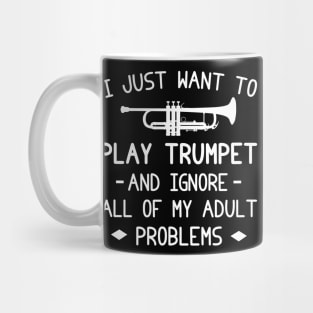 Trumpet Melodies, Adult Woes Begone! Funny Tee & Hoodie Mug